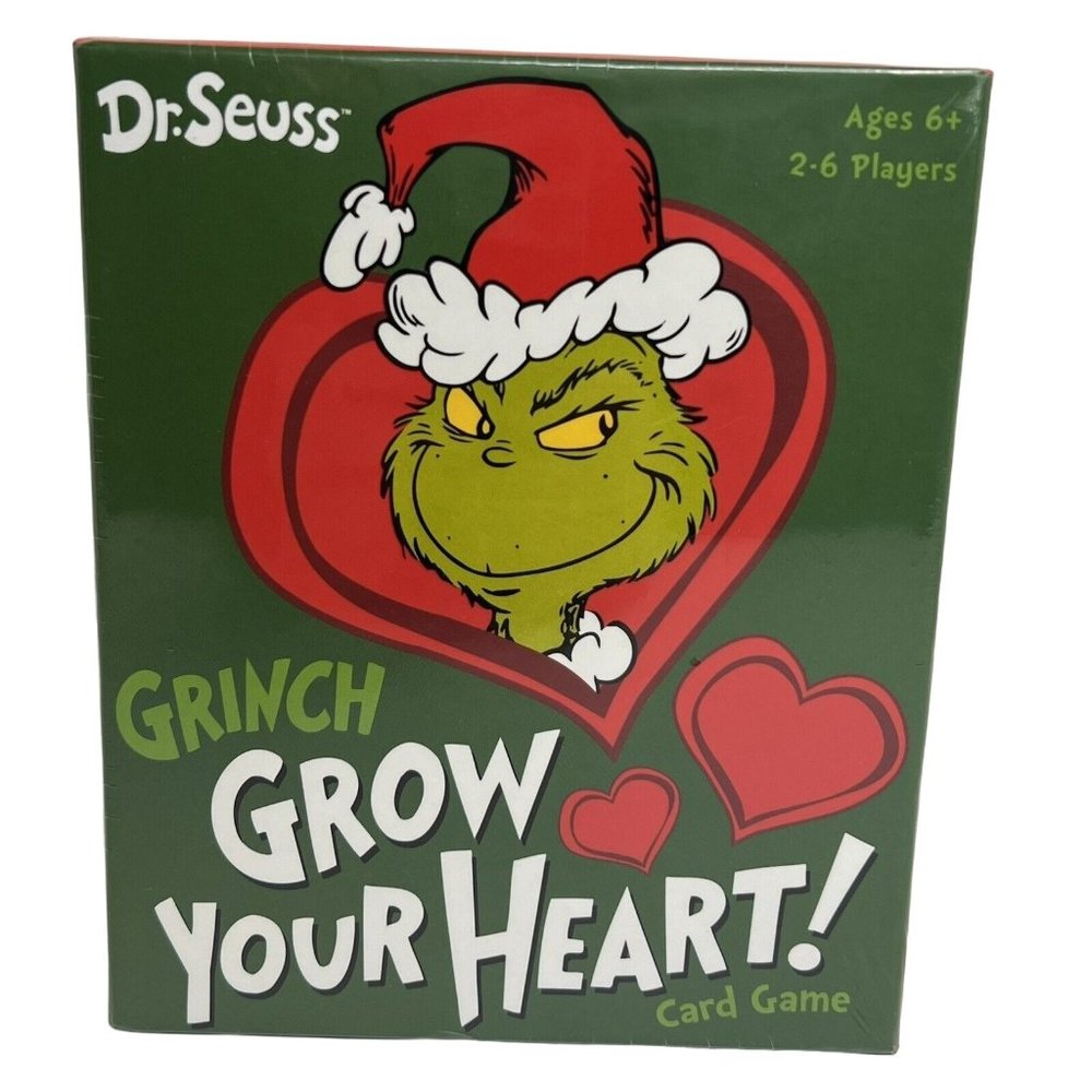 Dr Seuss Grinch Grow Your Heart Card Game Funko Games Christmas Holiday New
